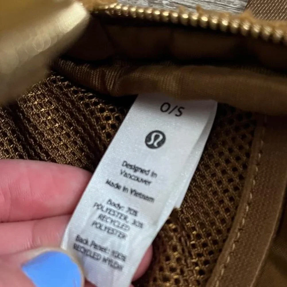 Lululemon Brown Fuzzy Crossbody Bag